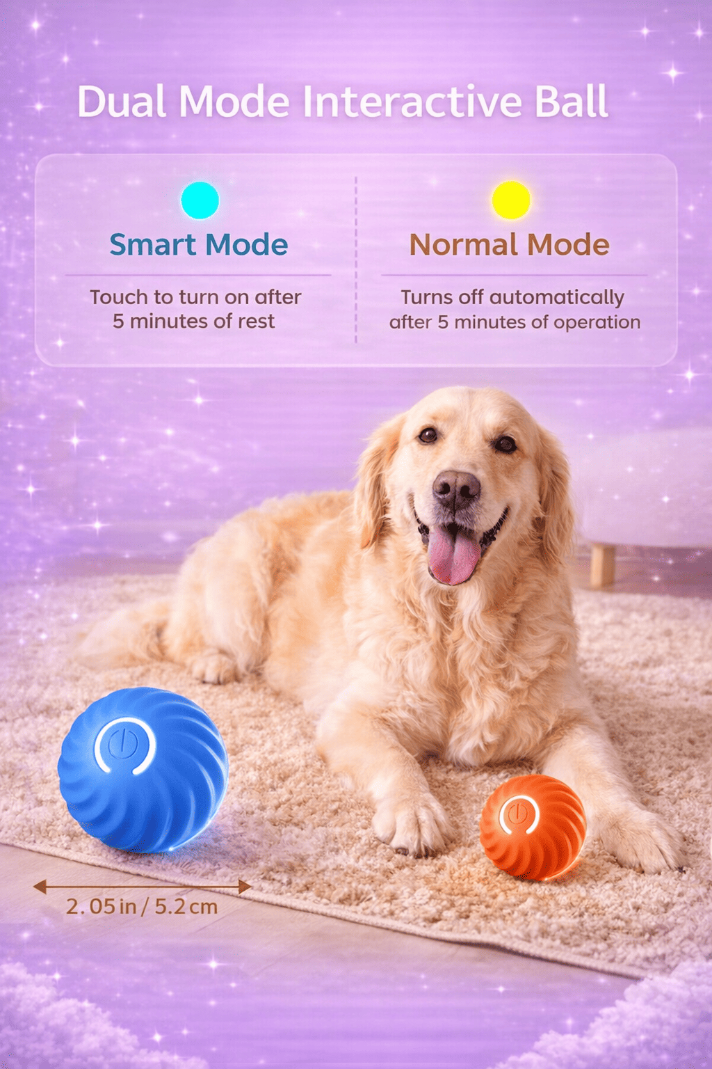 Smart moving ball