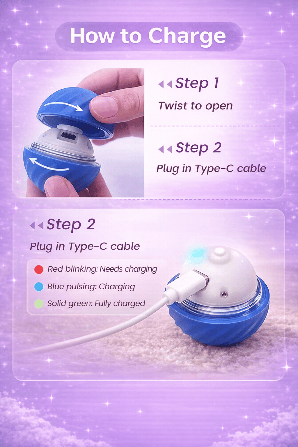 Smart moving ball