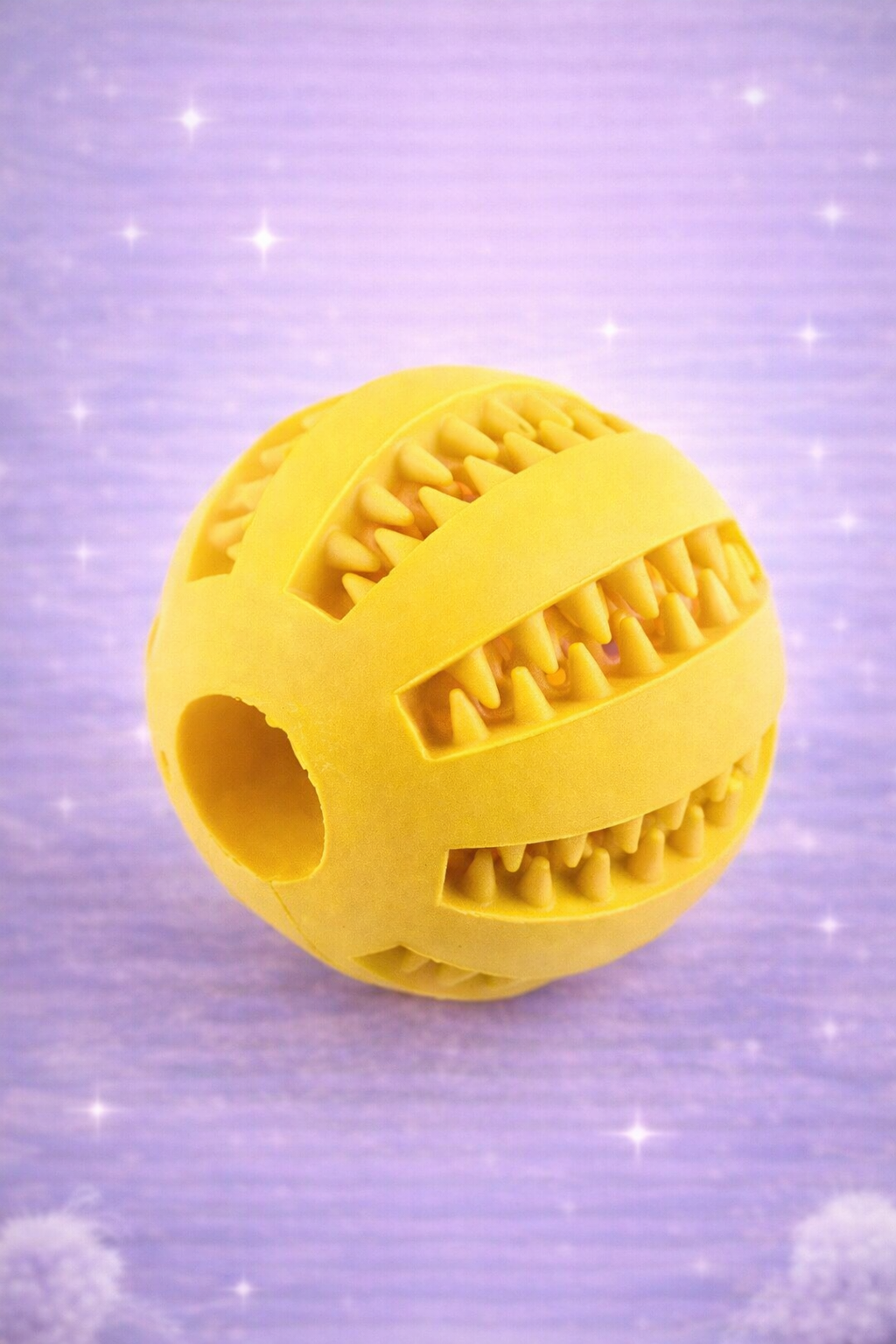 Interactive dog treat ball